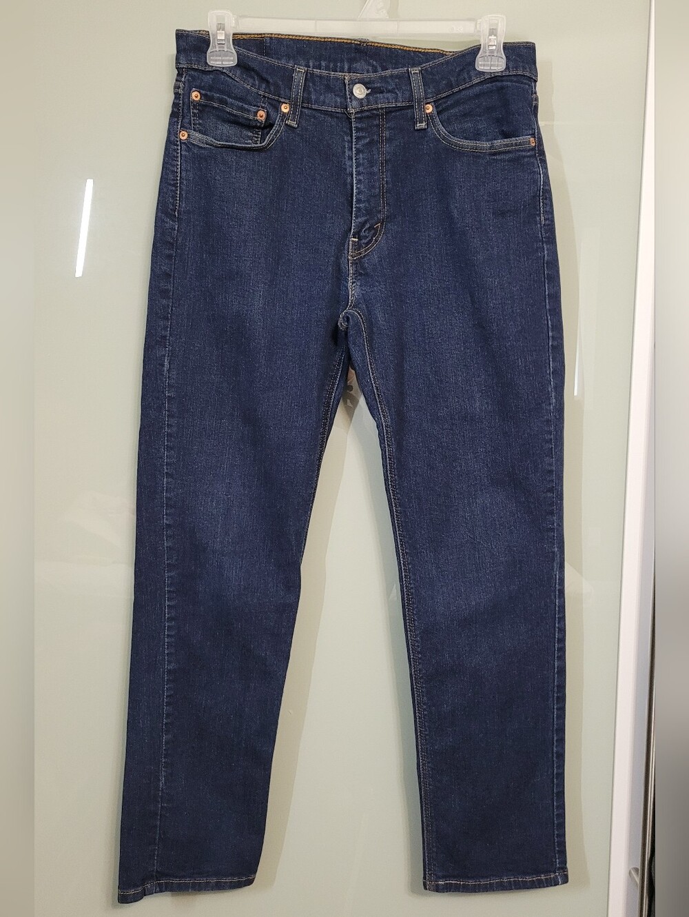 Levi's 514 Men's Blue Loose Straight Fit Dark Wash Jeans
